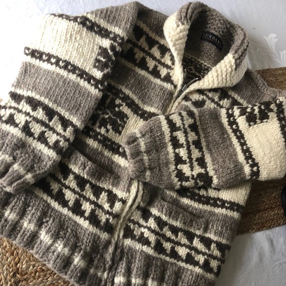 Sundance Other - Sundance Company Catalog Icelandic 100% Wool Mens Cardigan Sweater Coat.